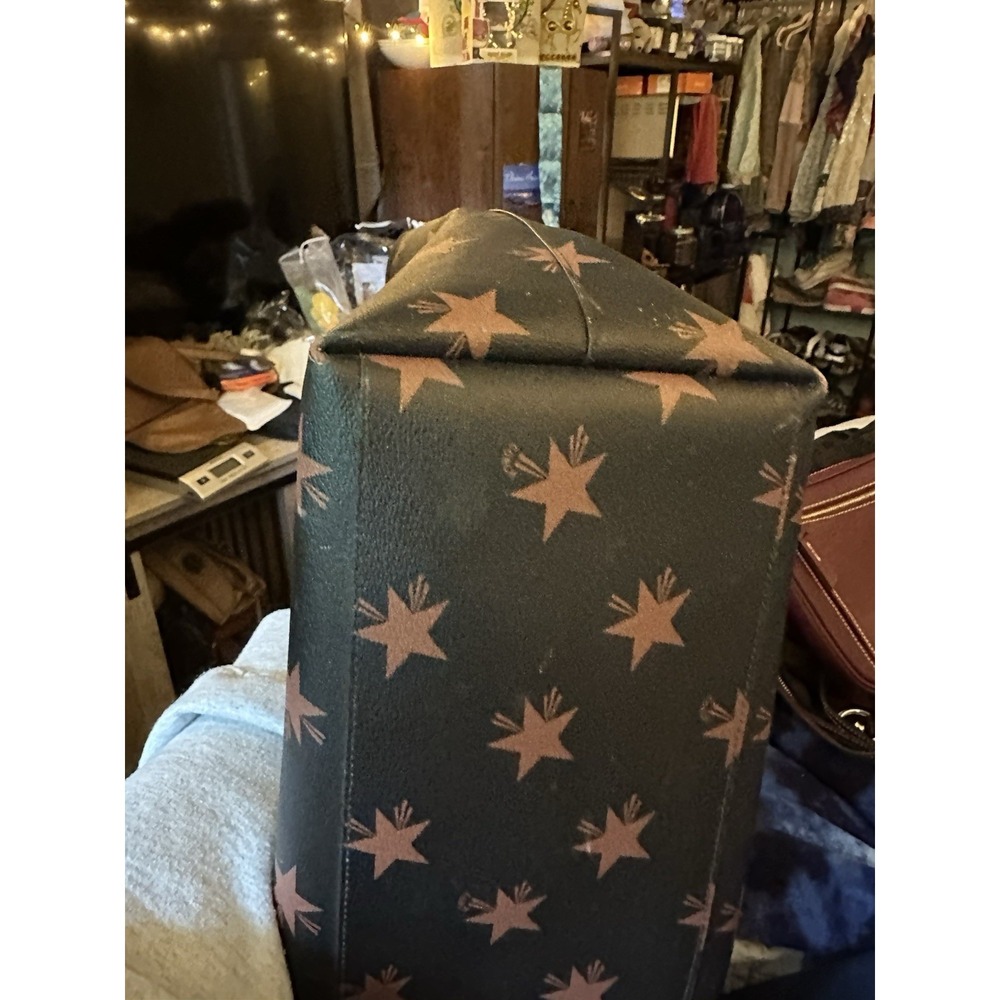 COACH LARGE CITY TOTE STAR CANYON PRINT COATED CANVAS BLACK W/STARS Ltd Edition - Picture 5 of 13